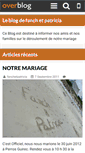 Mobile Screenshot of fanchetpatricia.over-blog.com