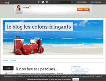 Tablet Screenshot of les-colons-fringants.over-blog.com