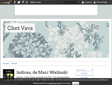 Tablet Screenshot of chez-vava.over-blog.com