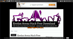 Desktop Screenshot of eredanarenahack.over-blog.com