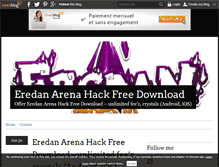 Tablet Screenshot of eredanarenahack.over-blog.com