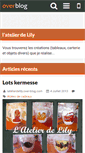 Mobile Screenshot of latelierdelily.over-blog.com