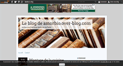 Desktop Screenshot of amorbio.over-blog.com