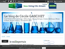 Tablet Screenshot of cecile.gaschet.over-blog.fr