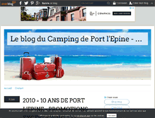 Tablet Screenshot of camping-de-port-lepine.over-blog.com