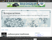 Tablet Screenshot of carinnette.over-blog.com