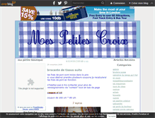 Tablet Screenshot of mespetitescroixetautre.over-blog.com
