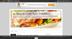 Desktop Screenshot of chateaumangot.over-blog.com