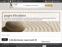 Tablet Screenshot of ecole-privee-roiffieux.over-blog.com