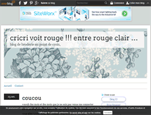 Tablet Screenshot of entrerougeclairetrougefonce.over-blog.com