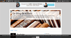 Desktop Screenshot of elfina77.over-blog.com