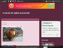Tablet Screenshot of amira-eldjazair.over-blog.com