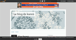 Desktop Screenshot of karensamuse.over-blog.fr