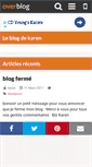 Mobile Screenshot of karensamuse.over-blog.fr