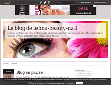 Tablet Screenshot of lehna-beauty-nail.over-blog.com