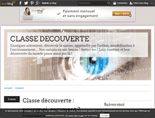 Tablet Screenshot of classe-decouverte.over-blog.com