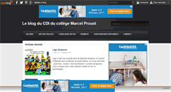 Desktop Screenshot of cdimarcelproust.over-blog.com