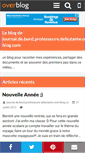 Mobile Screenshot of journal.de.bord.professeure.debutante.over-blog.com