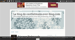 Desktop Screenshot of cestfaitmain.over-blog.com