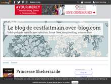 Tablet Screenshot of cestfaitmain.over-blog.com