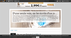 Desktop Screenshot of duneseulevoix.over-blog.com