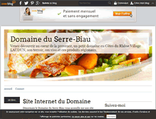Tablet Screenshot of domaine-du-serre-biau.over-blog.com