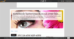 Desktop Screenshot of notebook-batterypack.co.uk.over-blog.com