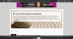 Desktop Screenshot of etsijedevenaismaman.over-blog.com