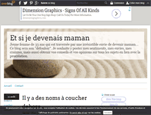Tablet Screenshot of etsijedevenaismaman.over-blog.com