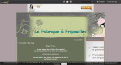 Desktop Screenshot of lafabriqueafripouilles.over-blog.com