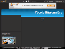 Tablet Screenshot of lecolebussonniere.over-blog.com