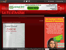 Tablet Screenshot of lefildarchal.over-blog.fr