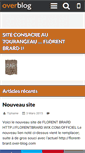 Mobile Screenshot of florent-brard.over-blog.com