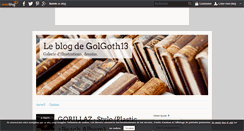 Desktop Screenshot of golgoth13.over-blog.com