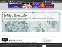 Tablet Screenshot of fil.et.toile.over-blog.com
