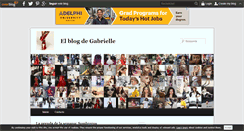 Desktop Screenshot of gabrielle2.over-blog.es