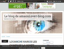 Tablet Screenshot of amaoui.over-blog.com