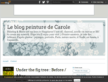 Tablet Screenshot of le-blog-peinture-de-carole.over-blog.com