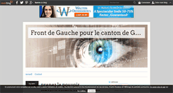 Desktop Screenshot of frontdegauchecantondeguerville.over-blog.fr
