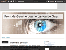 Tablet Screenshot of frontdegauchecantondeguerville.over-blog.fr