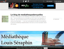 Tablet Screenshot of mediathequedenoyelles.over-blog.com