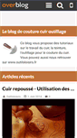 Mobile Screenshot of couture-cuir-outillage.over-blog.fr