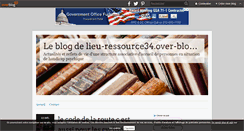 Desktop Screenshot of lieu-ressource34.over-blog.com