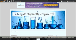 Desktop Screenshot of clopinette-ecigarettes.over-blog.com