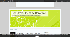 Desktop Screenshot of idees-dorothee.over-blog.com