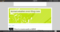Desktop Screenshot of mosaicsmaker.over-blog.com