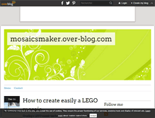 Tablet Screenshot of mosaicsmaker.over-blog.com