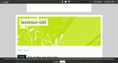 Desktop Screenshot of lessence-ciel.over-blog.fr