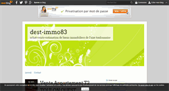 Desktop Screenshot of dest-immo83.over-blog.com