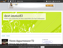 Tablet Screenshot of dest-immo83.over-blog.com